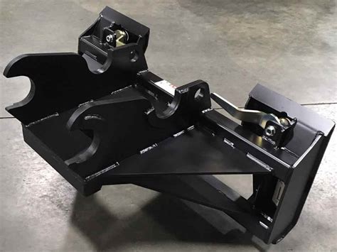 tb285 ecavator boom to skid steer plate adapter|skid steer to excavator.